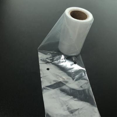 China Small Moisture Proof LDPE PE Transparent Automotive POLY Bags On Roll With Vet Plug for sale