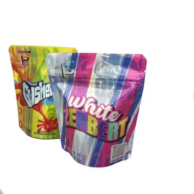 China 3.5g Disposable Good Gloss Printing Customized Aluminum Foil Top Zipper Laminated Plastic Pouch Mylar Bags for sale