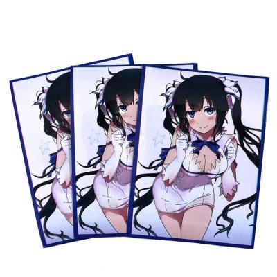 China Recyclable Gloss Durable Trading Card Sleeves Protector Yugioh Sexy Card Sleeves Protector Sleeves Holder for sale