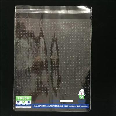 China Food Grade Printing Recyclable CPP LDPE Clear Packing Food Bread Bakery Toast Bags Transparent Packaging Micro Perforated Packaging for sale