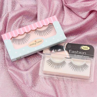 China 15-20 Times Real Hair Eyelashes Custom Logo Box Fluffy Lashes Wholesale 3D Lashes Vendor for sale