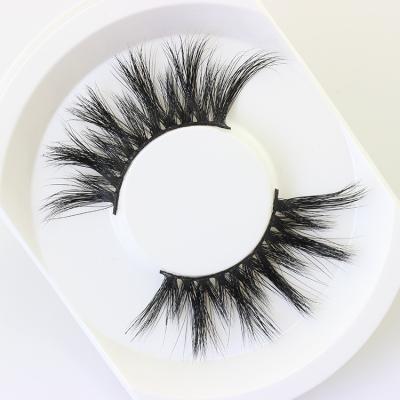 China Foreign Trade New Style 3D Mink Hair Full Volume Long Eyelashes 25mm False Eyelashes for sale