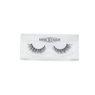 China Hot Selling Full Volume 25mm Long Fluffy Mink Fur Eyelashes Real Lashes 15mm - 25mm Wholesale for sale