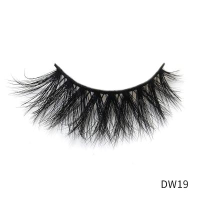 China Wholesale 3D False Eyelash 3D Full Volume 25mm Mink Eyelash Natural Looking Silk Eyelashes for sale