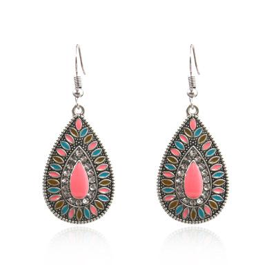 China Boho Women's Jewelry 2021 Unique Bohemian Bead Earrings For Women Beaded Handmade Earrings for sale