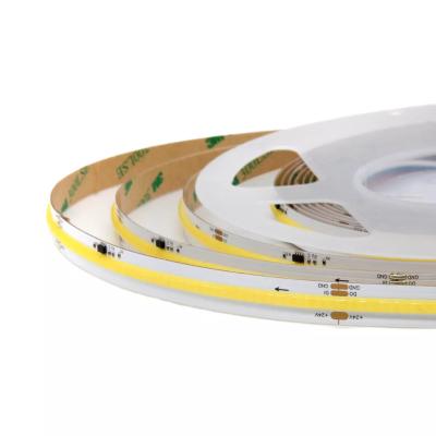 China Residential Bright 420LEDs High Water Running LED Flowing Light Strip 24V WS2811 Chasing COB LED Light Strip for sale