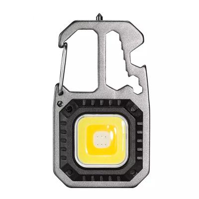 China Hot Selling COB LED EDC Mini Work Key Chain Light Multifunctional Flashlight Camping Camping Light for sale