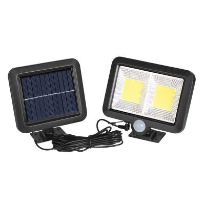 China The Other COB LED Solar Lamp Chip Courtyard Light Solar Split Lamp Wall Mounted Garage Lighting Human Body Induction Lamp for sale