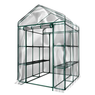 China US Sustainable Stock Easily Assembled Indoor Outdoor Greenhouse , Garden Walk-in Small Greenhouse for sale