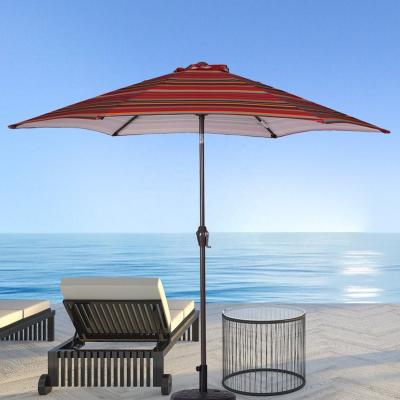 China Sun Shade USA Stock Outdoor 9ft Patio Market Garden Umbrella Beach Umbrella Wholesale for sale