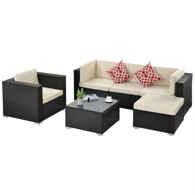 China Patio Sectional Sofa Rattan Furniture from Sofa Sets Garden Outdoor Modern Rattan Wicker for sale