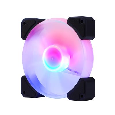 China Colorful LED Computer Case Fan Cooler Fan Quiet Computer With RGB Controller CPU Fan for sale