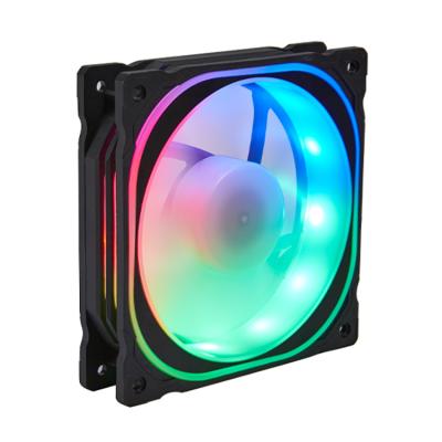 China Computer Case 2022 Bestselling Airflow 120mm 140mm Fan High Static Pressure PC Computer Case Led Fans For CPU Air Cooler Case for sale