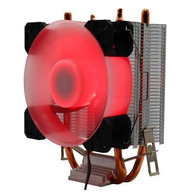 China Computer CPU Cooler 90mm Fan 10pcs LED Glitches Red 2 Desktop Computor Fan For LGA 2011 1366 1155X AM4 for sale