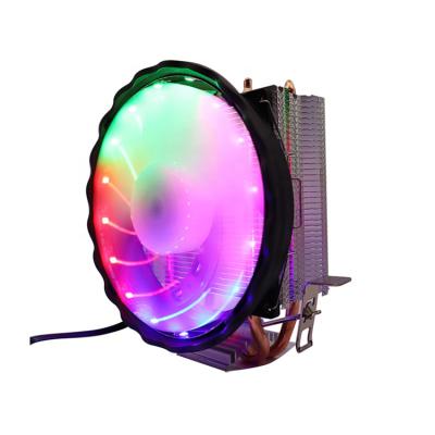 China Ari Cooler Argb Effect Led Desktop CPU Heat Pipe Four Gaming PC Fan CPU Cooler Factory Price Cpu Cooler for sale