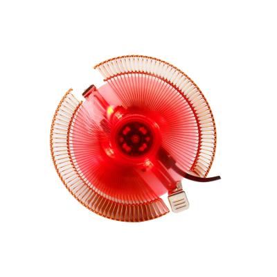 China Computer Case Factory Direct CPU Cooler Cooler Fan Cooler Desktop LED Cooler Red CPU Cooer for sale