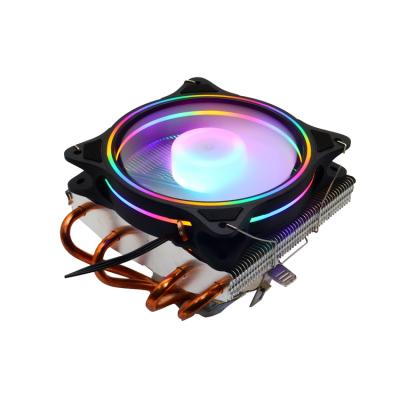 China Computer Case Manufacturer High Performance CPU Cooler Cooling Fans120mm CPU Cooler Argb Fans 120MM Fan LED 4 Pipes for sale