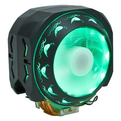 China Computer Case Hot Sale 4pin 120mm Computer Case RGB Led Fan Cooling CPU Cooler For PC for sale