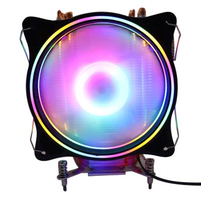 China High Quality PC Personal Computer Case Cooling Fan 1200rpm Downpress RGB Fan Cpu Cooling CPU Cooler 38cfm for sale