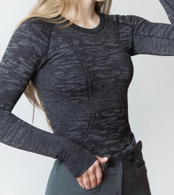 China Seamless Seamless Riding Long Sleeve Shirt for sale