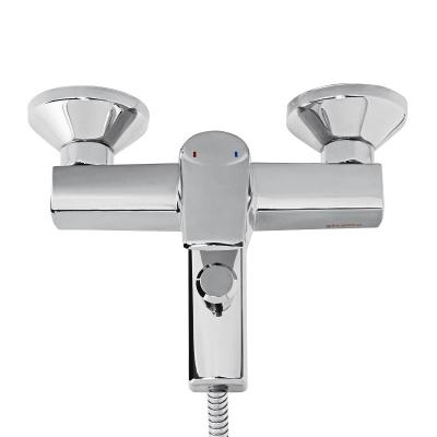 China Without Slide Bar Good Quality ABS Tub Hot Cold Water Mixer Toilet Bathroom Faucet With Shower Chrome Plated Water Faucet 20MD5203400 for sale