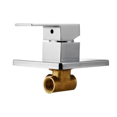 China Modern Water Faucet Manufacturer Modern Design Wall Mounted Single Handle Lavatory Water Mixer Tap for sale