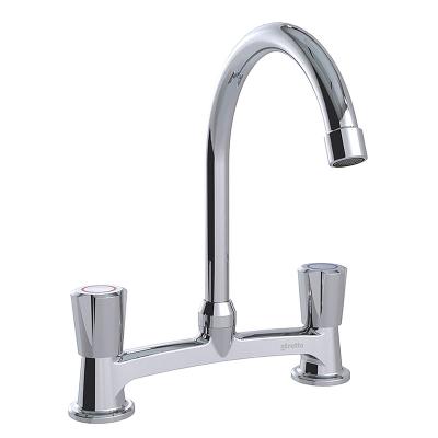 China Water Mixer Basin Spout Modern Plastic Hot And Cold Double Handle Kitchen And Bathroom Long Rotatable Faucet 20LL1003400 20LL1003400 for sale