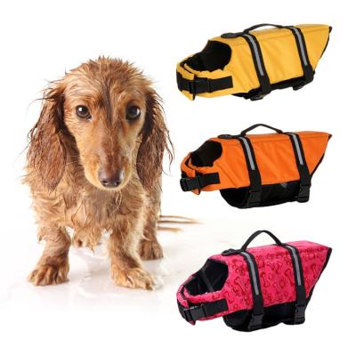 China Wholesale Viable Dog Pet Summer Clothes Swimming Life Vest For Dog for sale