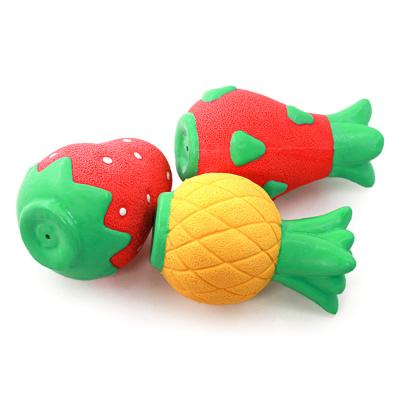 China Small Eco-Friendly Stocked Dog Chew Latex Squeaky Rubber Toy for sale