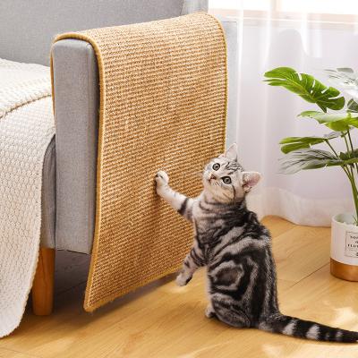 China Stocked Scratcher Cat Toys Chair Table Sofa Mats Furniture Cat Scratcher Protector Sisal Mat Board for sale