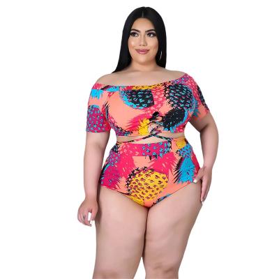 China Wholesale Evawanna 2021 plus size print sexy strap plus size swimsuit women swimwear for women 2021 plus size custom swimwear for women 2021 for sale