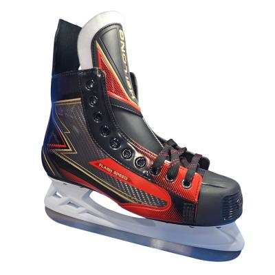 China Fashion high quality adults fixed size inbuilt ice hockey skates shoes for sale for sale