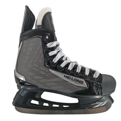 China Factory Fashion Black Dragon Hot Sale Fashionable Ice Hockey Skates Directly For Kids for sale