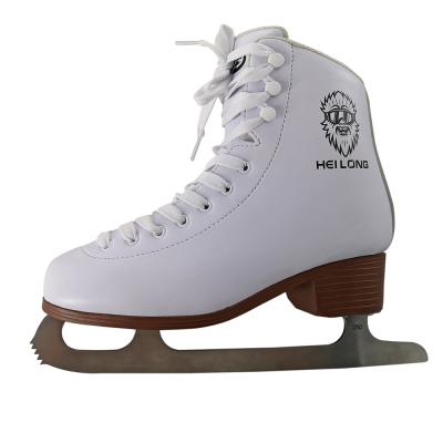 China Fashion For Customized White Ice Skate Rental Ice Figure Ice Skating Figure Beginner Synthetic Skates Rental for sale