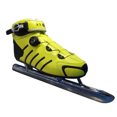 China Fashion Hot Sale Trendy Primary Ice Speed ​​Skates With Yellow Bird Series for sale