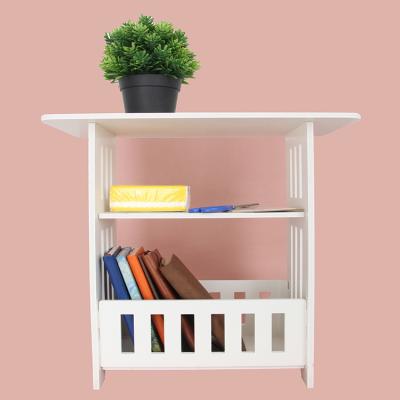 China Durable White Cavity Shape Office Shelf Wpc Shelves For Modern Office Home Furniture for sale