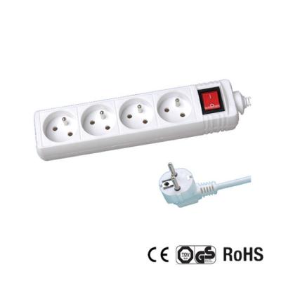 China NF CE Certificate 1.5m extension socket with Euro Plug for sale