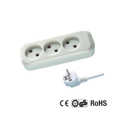 China Holand and Turkey Type 1.5m extension socket with Euro Plug for sale