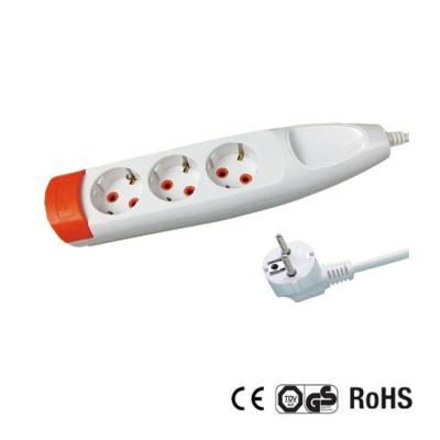 China Germany Type Extension Socket With 1.5m Wire, CE/GS Certificate for sale