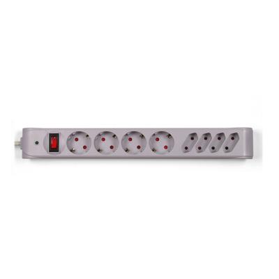 China 8 outlet Germany Type Extension Socket, With Surge Protector for sale