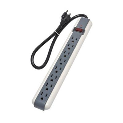 China 8 outlet Power Strip and Extension Socket With 15A Circuit Breaker Surger Protector for sale