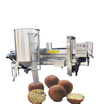 China 2020 Factory Supply Jiate Fast Food Fryer Machine Small Scale Continuous Falafel Frying Machine for sale