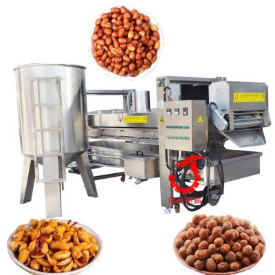 China Factory direct price meshbelt fry machine peanut fryer oil filter peanut frying machine for sale