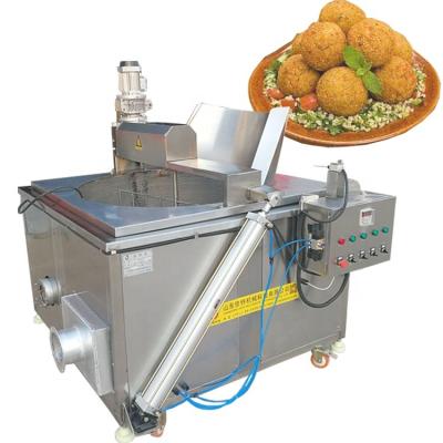 China Factory Automatic Stirring Falafel Frying Machine Industrial Falafel Deep Fryer for sale