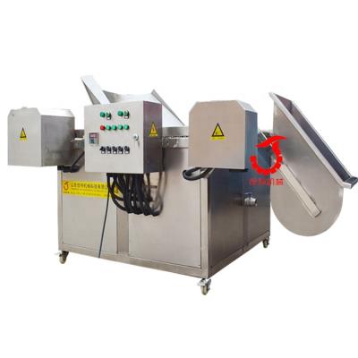 China Automatic Fryer Machine Batch Fryer System Oil Filter Vegetable Processing Plant Commercial Fried Onion Machine for sale