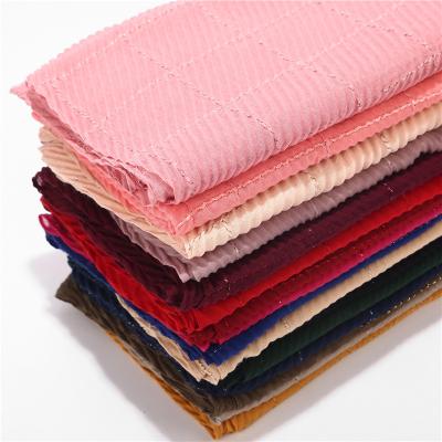 China Good Quality Cotton Scarf Lady Fashion Hijab Cotton Scarves for sale