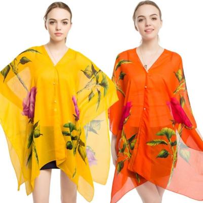 China Breathable Womens Beachwear Bikini Beach Wear Cover Up Kaftan For Ladies for sale