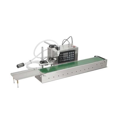 China Automatic Food Conveyor Belt Digital Beverage Liquid Bottle Filling Machine for sale