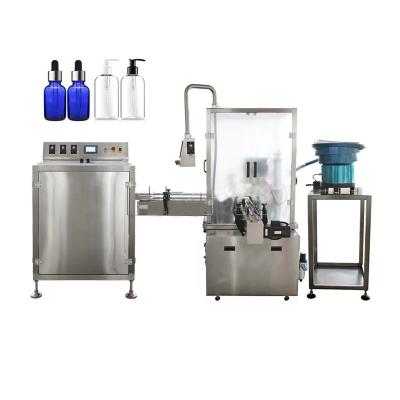 China Food Packing Line Rotary Full Automatic Edible Oil Liquid Detergent Filling And Capping Machine Price for sale