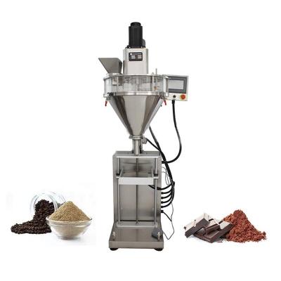 China Semi Automatic 3000g Food Auger Sensoning Vertical Coffee Spices Powder Bottle Weighing And Filling Machine for sale